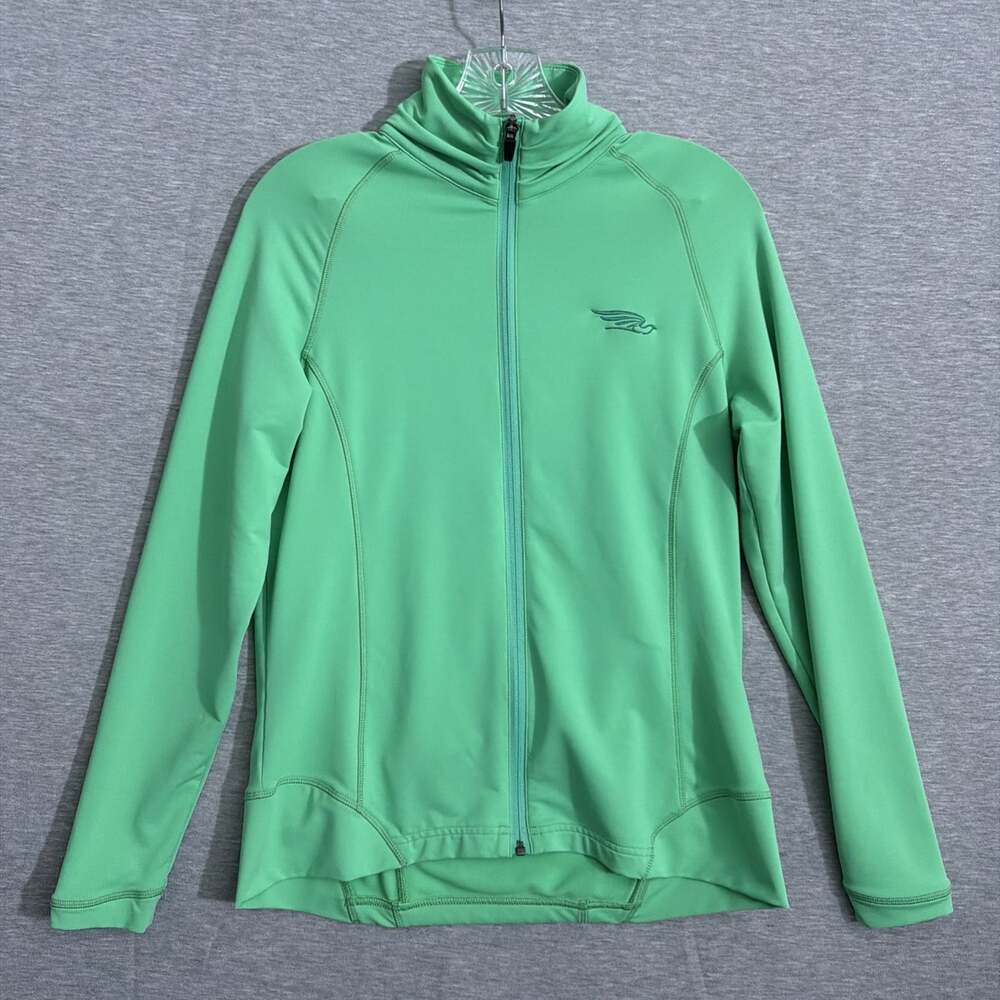 Peter Millar E4 Wicking Women's Medium Green Full Zip LS Performance Jacket